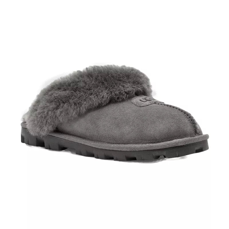 Coquette Slippers - Grey