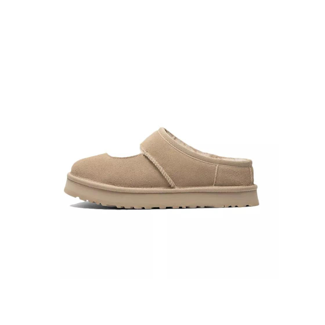 Bea Mary Jane Slippers - Light Beige