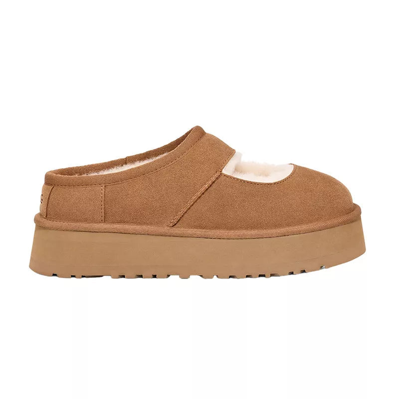 W Bea Mary Jane Slippers - Chesnut