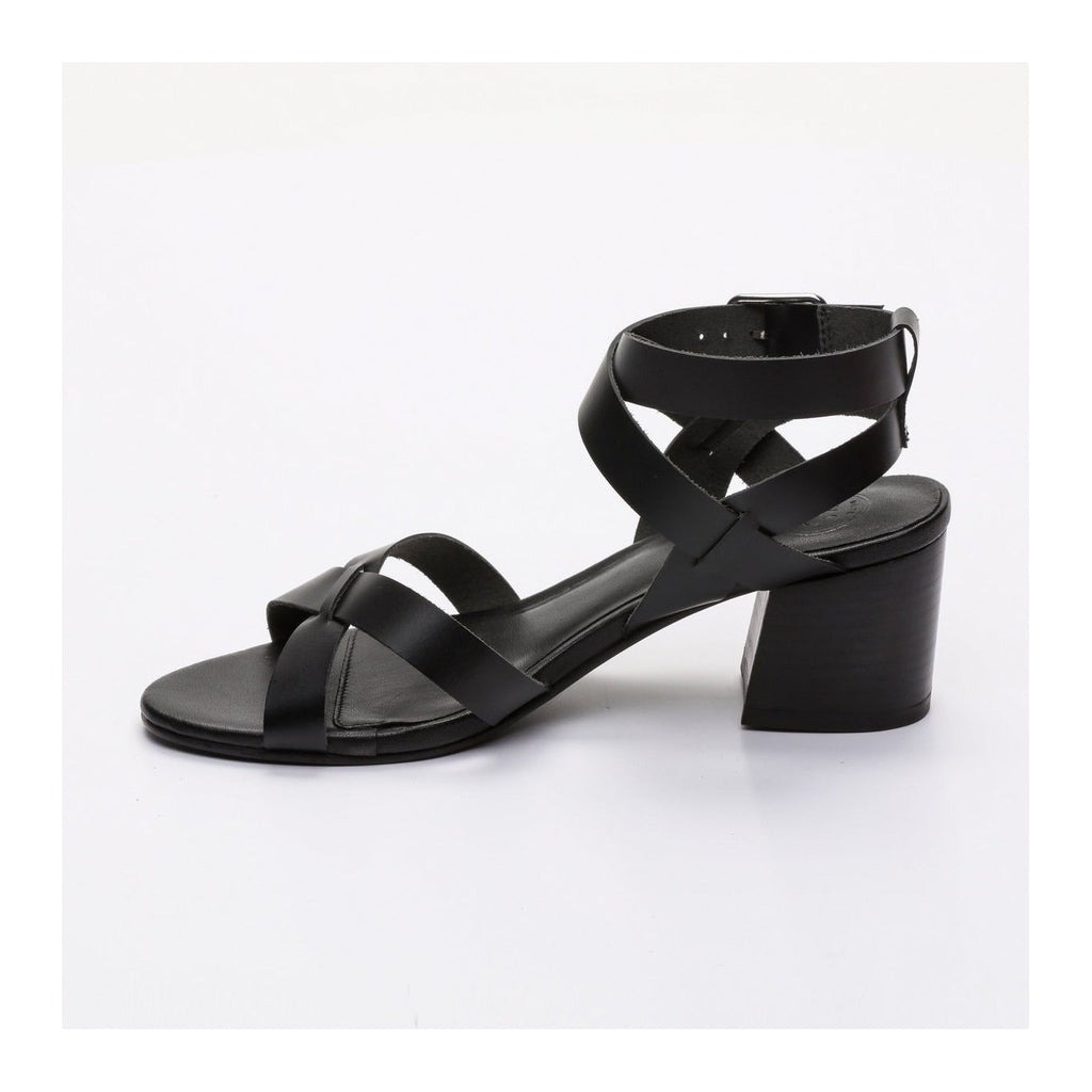 White Sun - Sandales Talon Anaba - Black Buff - Black