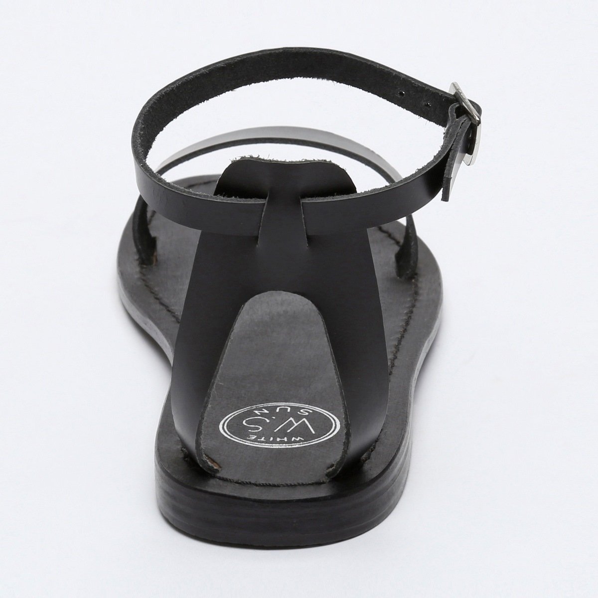 White Sun - Sandales Cavaliers - Black Buff - Noir