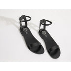 White Sun - Sandales Cavaliers - Black Buff - Noir