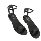 White Sun - Sandales Cavaliers - Black Buff - Noir