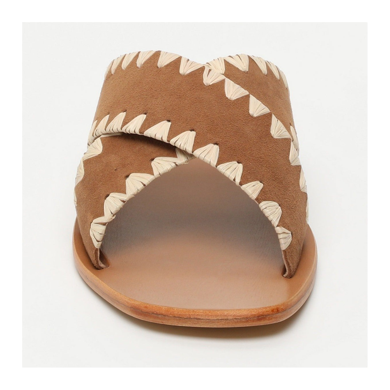 White Sun - Mules Marni - Camel Goat Suede - Camel+Beige