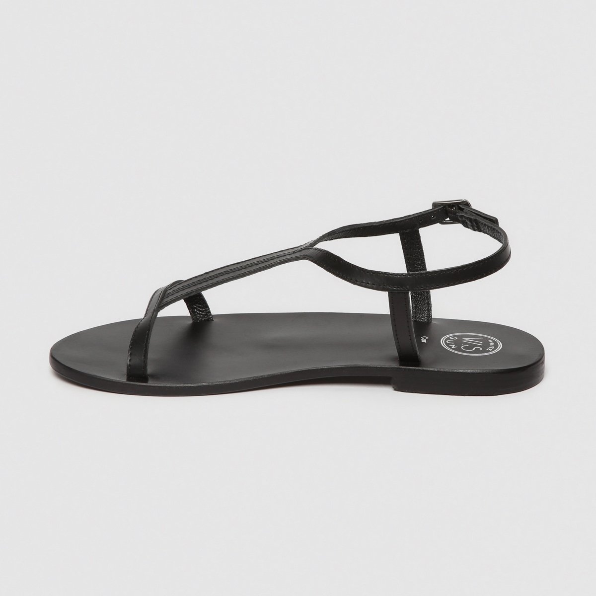 White Sun - Sandalias Miramar - Black Buff - Black