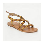 White Sun - Sandales Ombeline - Yellow Et Camel - Femme