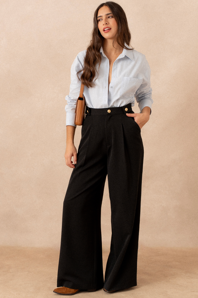 Camisa Célina Chambray