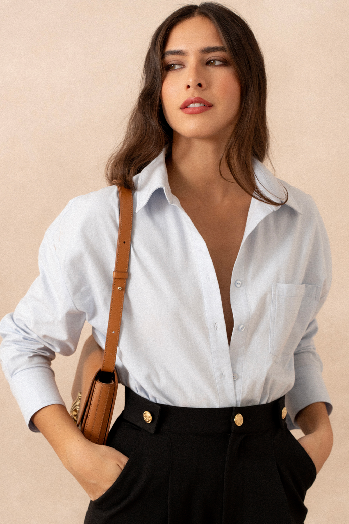Camisa Célina Chambray