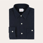 Thick Flannel Navy Shirt