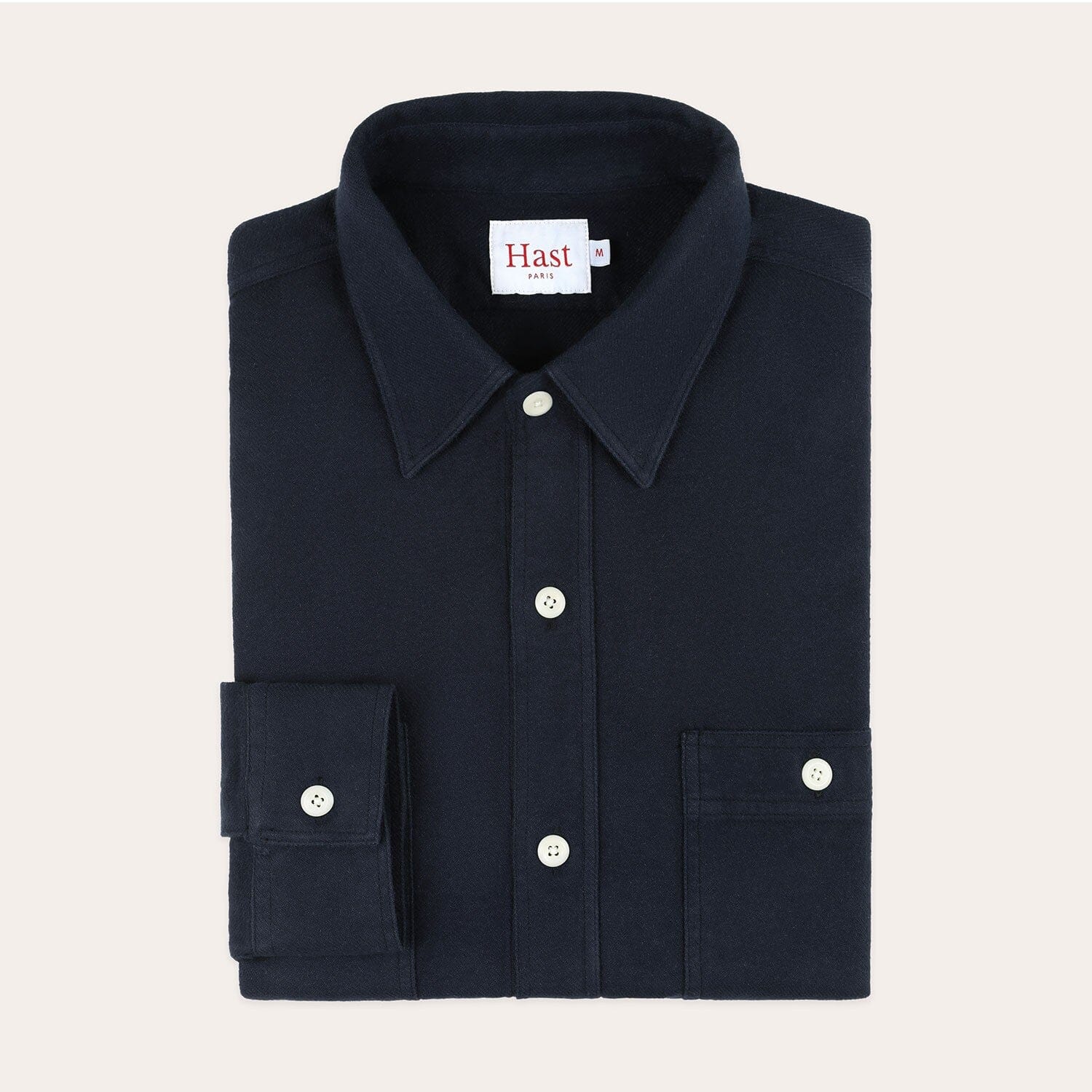 Thick Flannel Navy Shirt