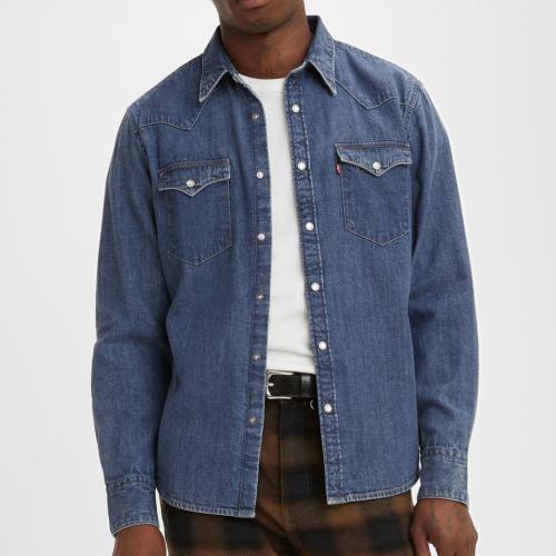 Chemise En Jean Levis Barstow Western Lower Haight