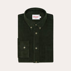 Forest Green Velvet Shirt