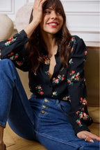 Chemise Maria Bourgeons Noir