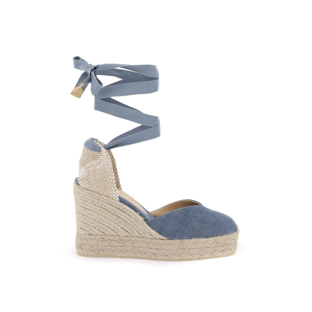 Sandales Chiara Wedge Espadrilles - Bleu - Femme