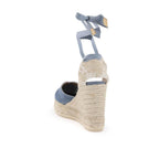 Sandales Chiara Wedge Espadrilles - Bleu - Femme