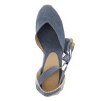 Sandales Chiara Wedge Espadrilles - Bleu - Femme
