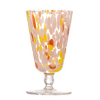 Lilya - Lot de 4 Verres À Vin - Rose Poudré - Verre