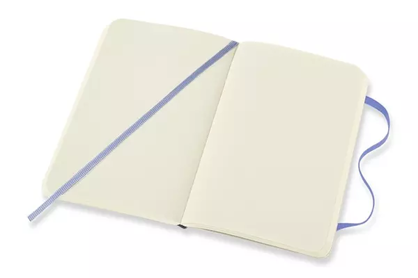 Cuaderno clásico Pocket 9X14 - Páginas blancas - Hortensia azul