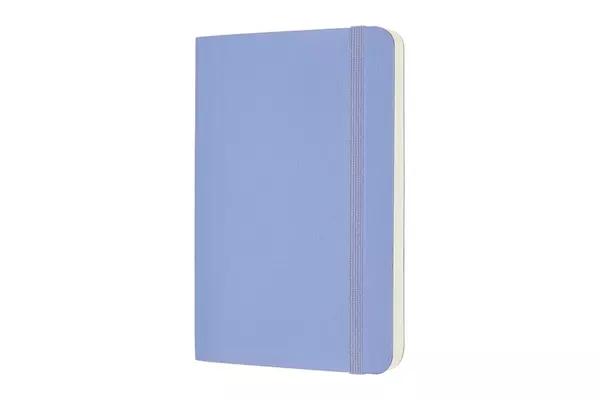 Cuaderno clásico Pocket 9X14 - Páginas blancas - Hortensia azul