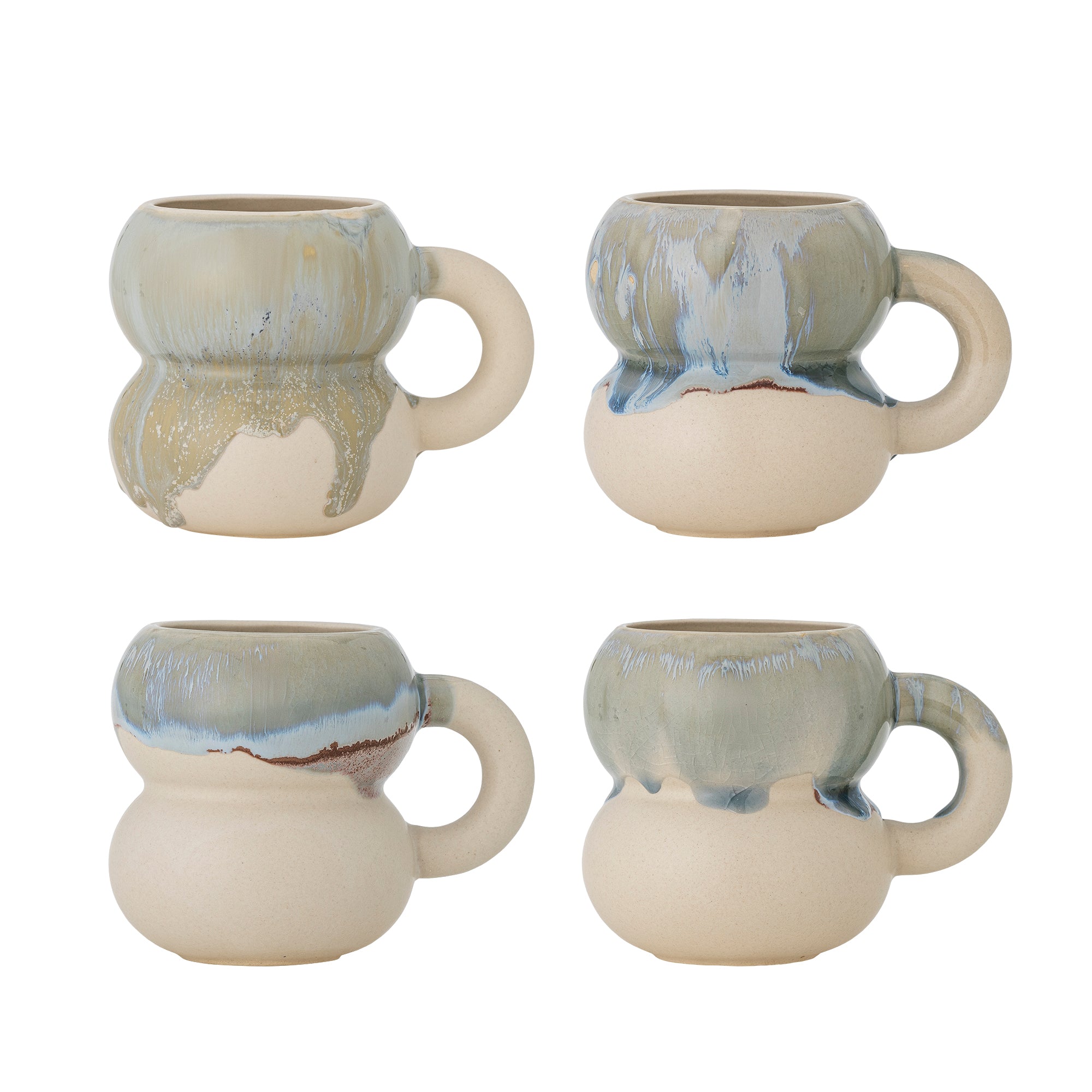 Luna - Taza - Azul - Gres