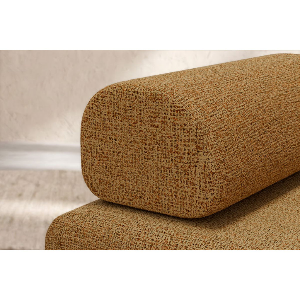 Coco Straight Sofa - 3 Seater - Tweed