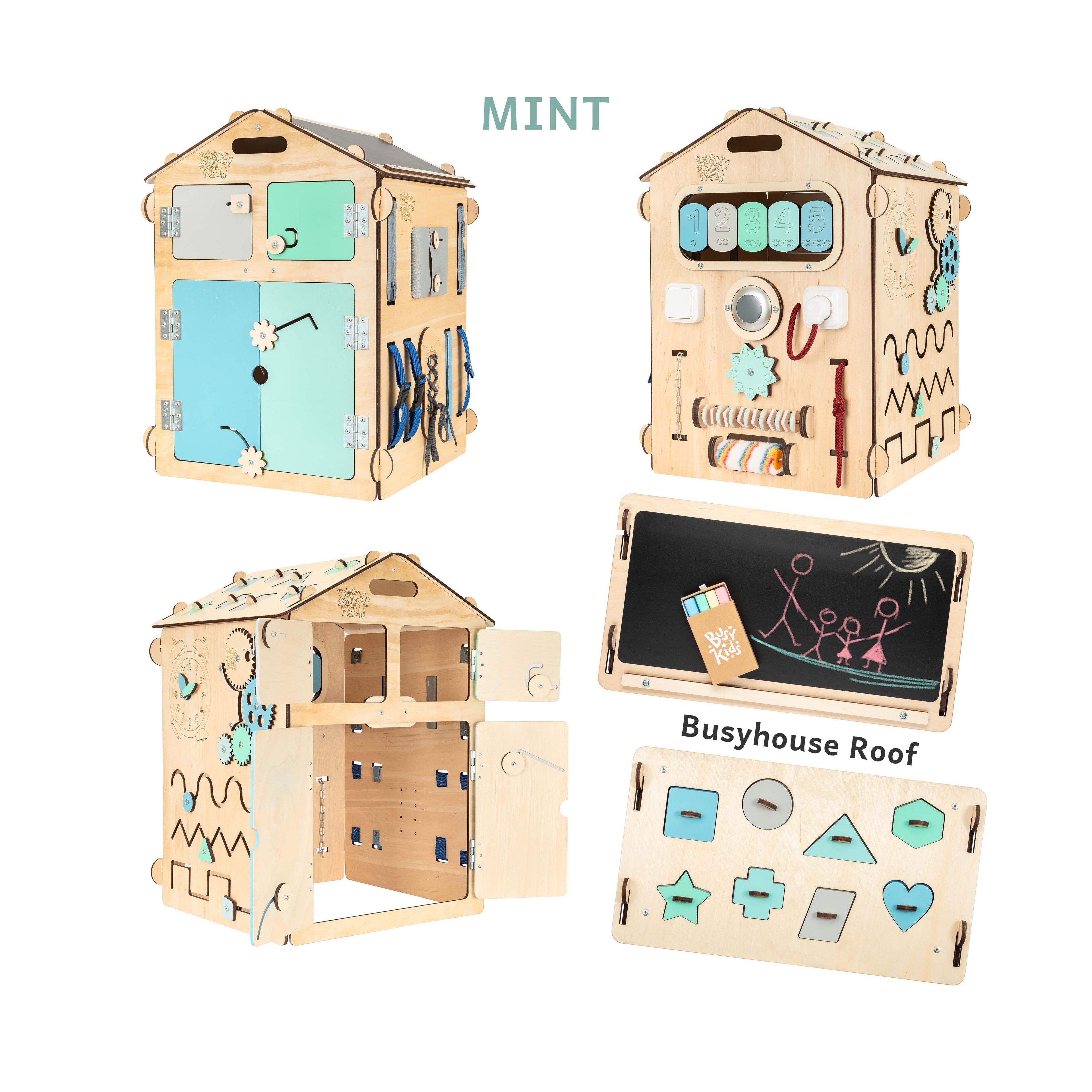 Busy Board Maisonnette Éducative En Bois – Natura