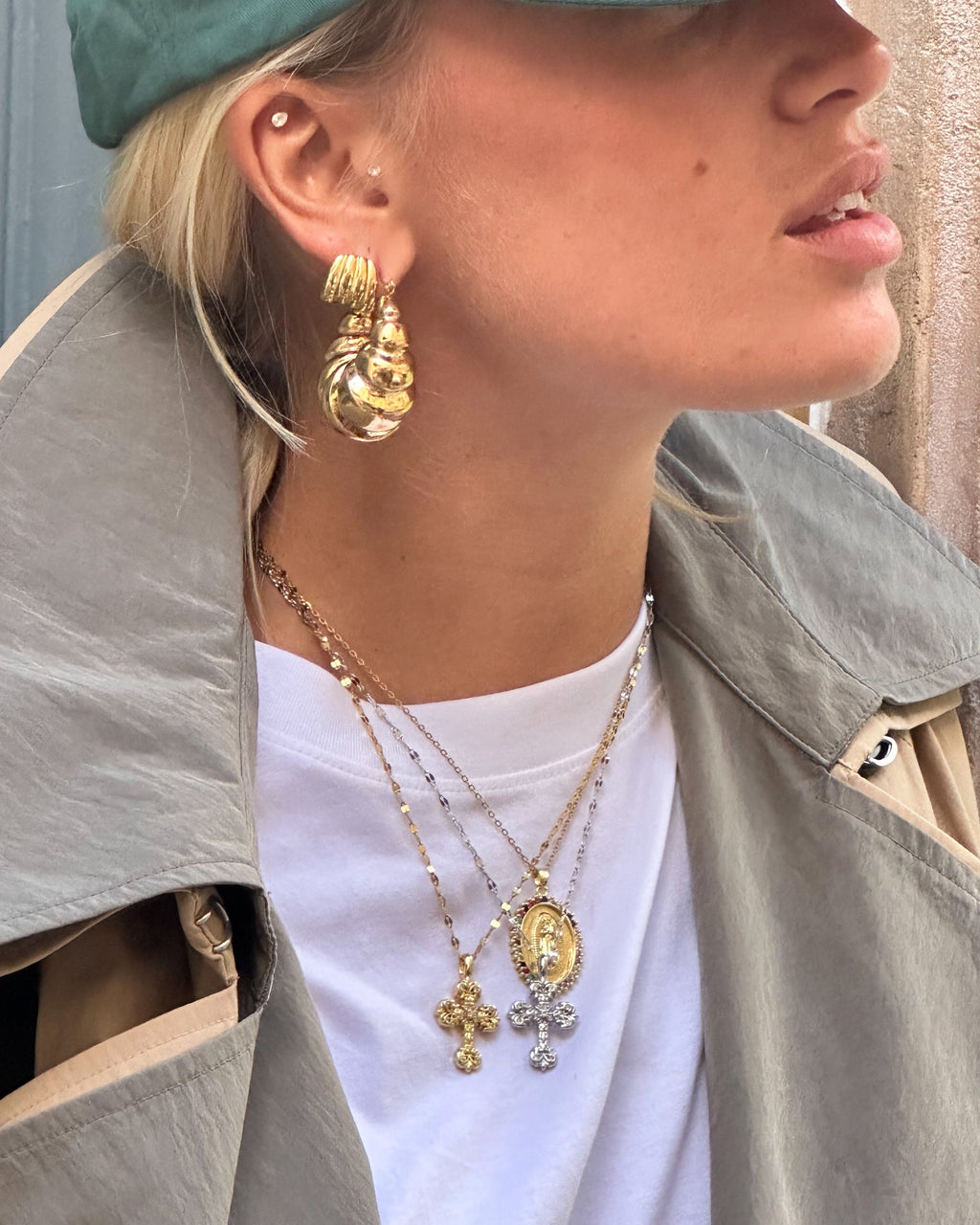 Boucles D'Oreilles Croissant