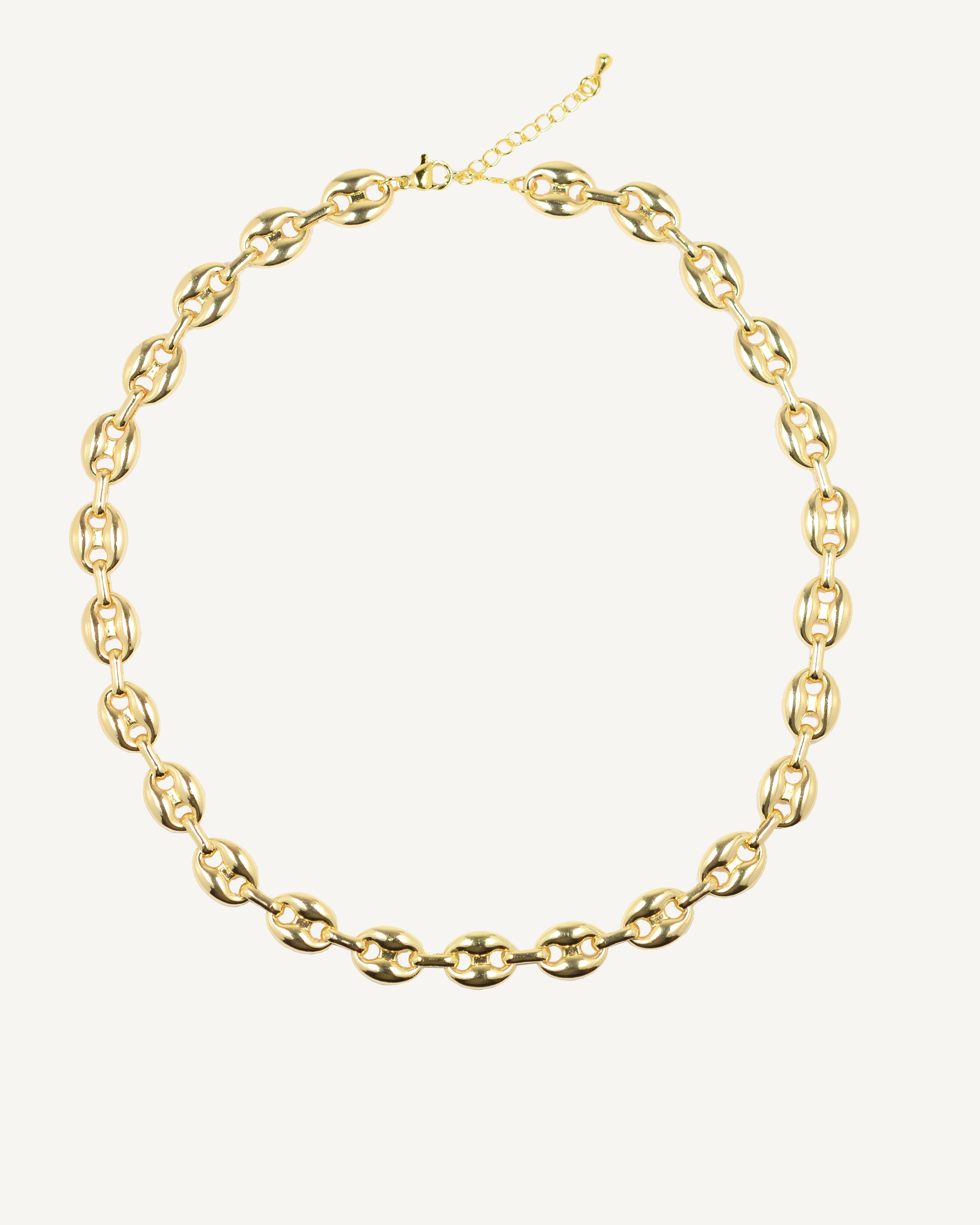 Collier Grain De Café Or