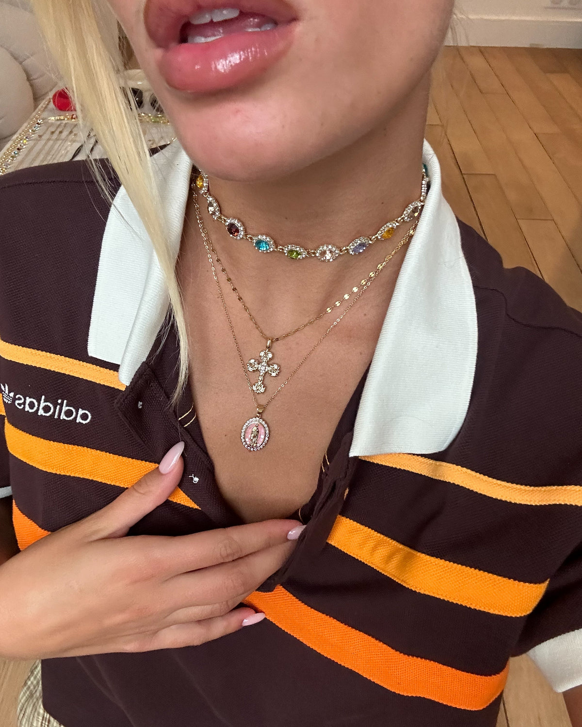 Collier Croix Gothic