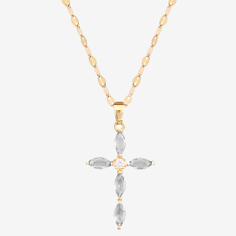 Collier Agathe Blanc