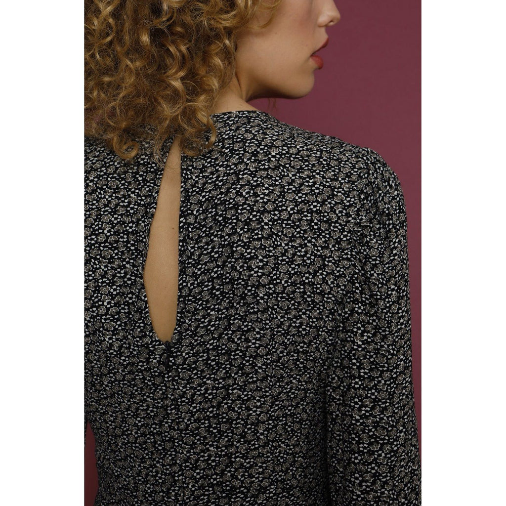 Combinaison Andrea - Noir Mini Fleurette