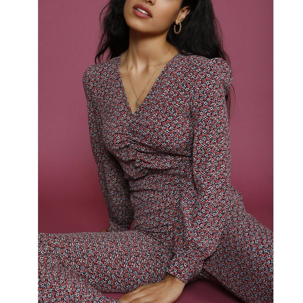 Combinaison Andrea - Rouge Mini Fleurette