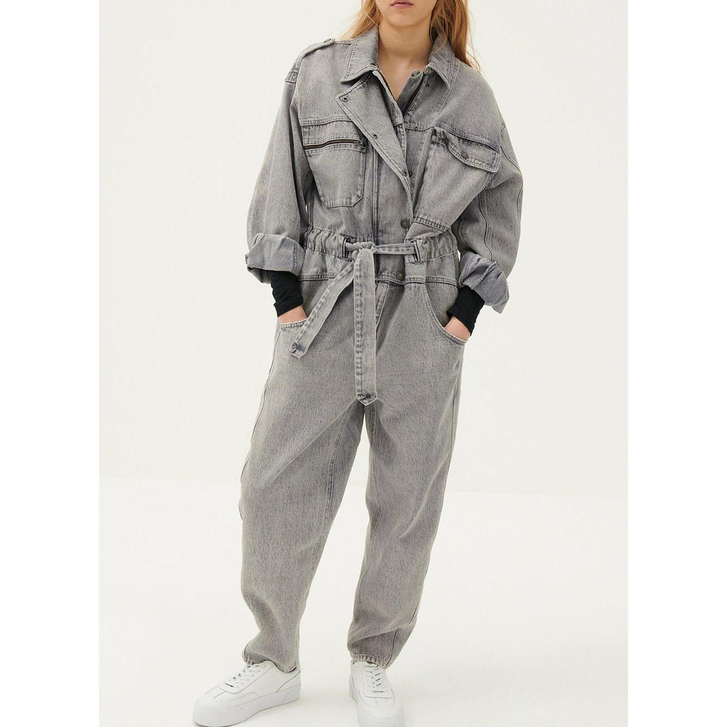 Tizanie Jumpsuit - Bleached Grey - Women
