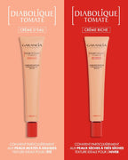 comparison of two day creams - diabolical tomato water cream and rich  