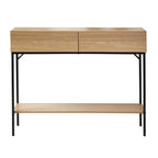 Tessa - 2 Drawer Console - Wood