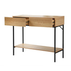 Tessa - 2 Drawer Console - Wood