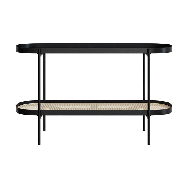 Lukut - Console En Cannage Et Bois De Mindi