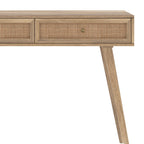 Masala - Console En Bois De Manguier 2 Tiroirs