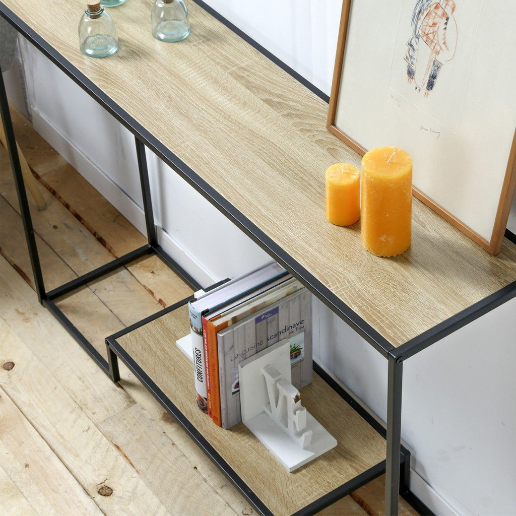 Console 2 Niveaux - Chêne