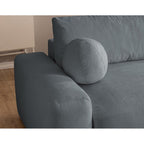 Constance - Sofá Rinconera Reversible - Con Arcón - 4 Plazas - Tela - Gris