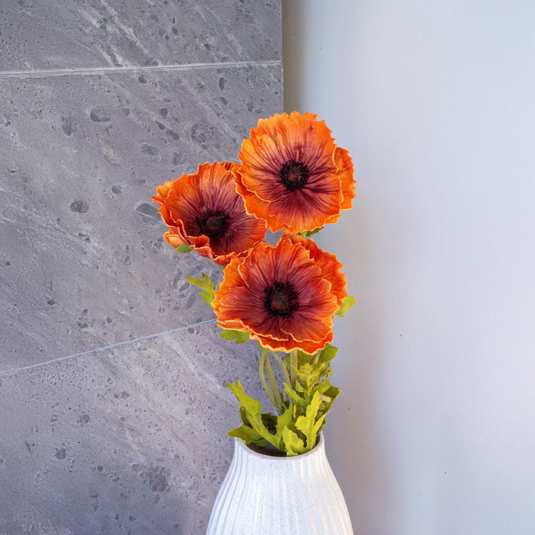 Coquelicot Artificiel Orange