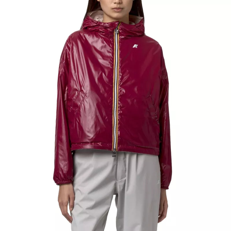 Coupe-Vent K-Way Laurette Plus 2 Reversible - Rose/Bordeaux