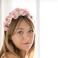 Serre Tête En Papier Rose L