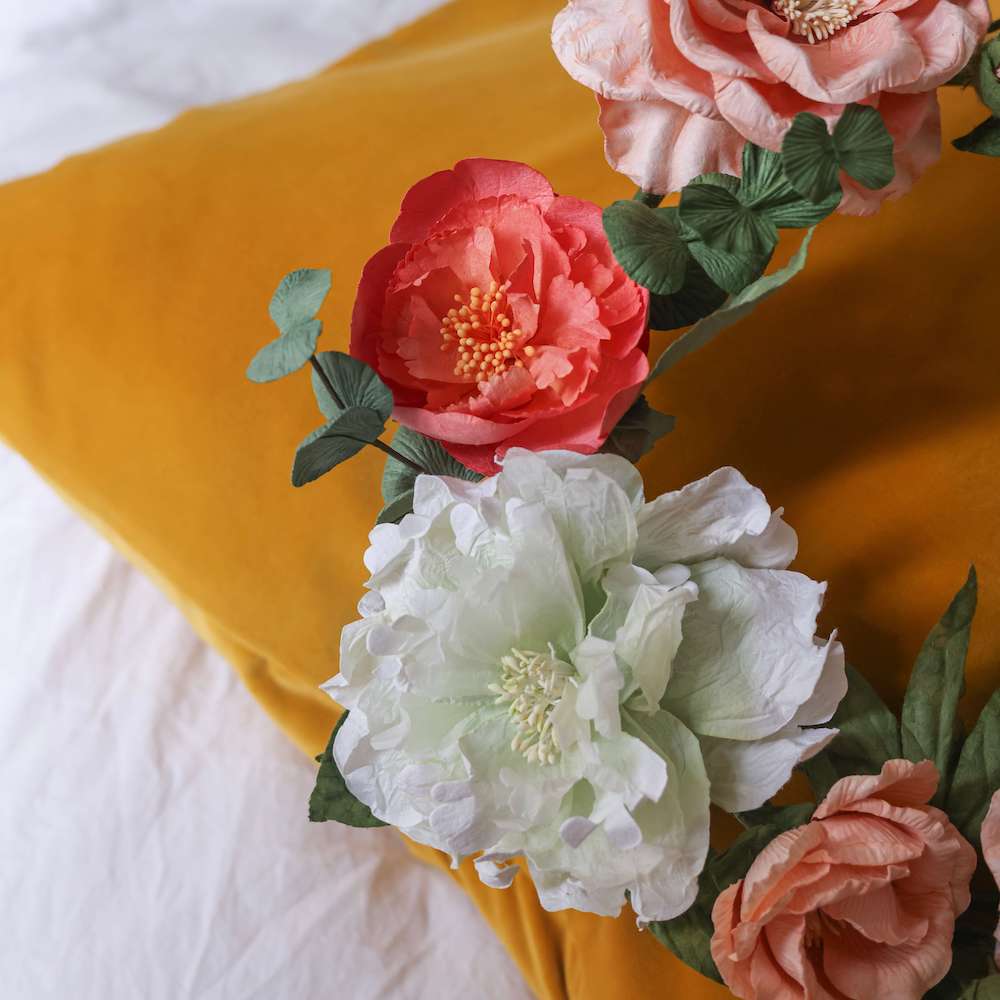 Couronne Murale En Papier Monet