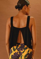 Crop Top Deep Black