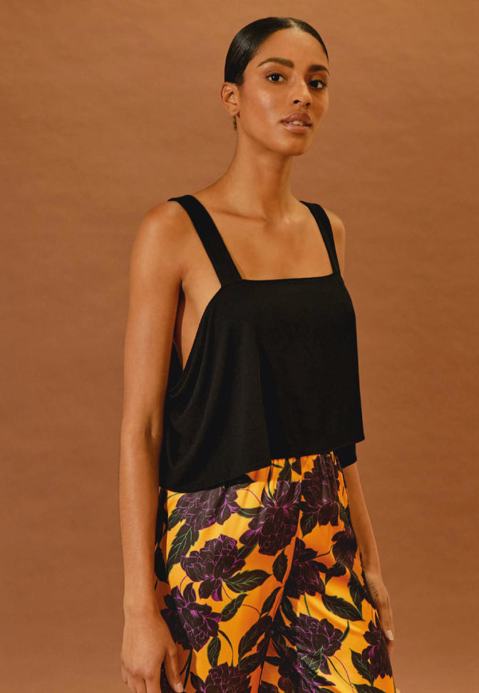 Crop Top Deep Black