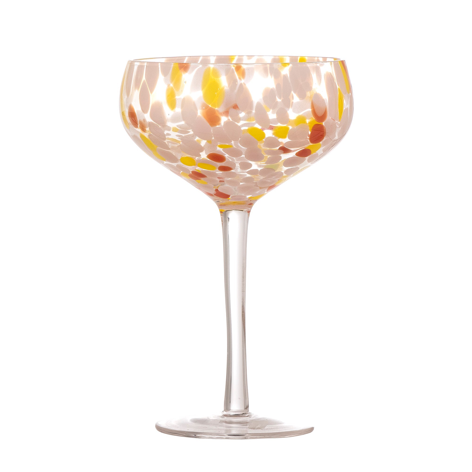 Lilya - Set of 4 Cocktail Glasses - Dusty Pink - Glass