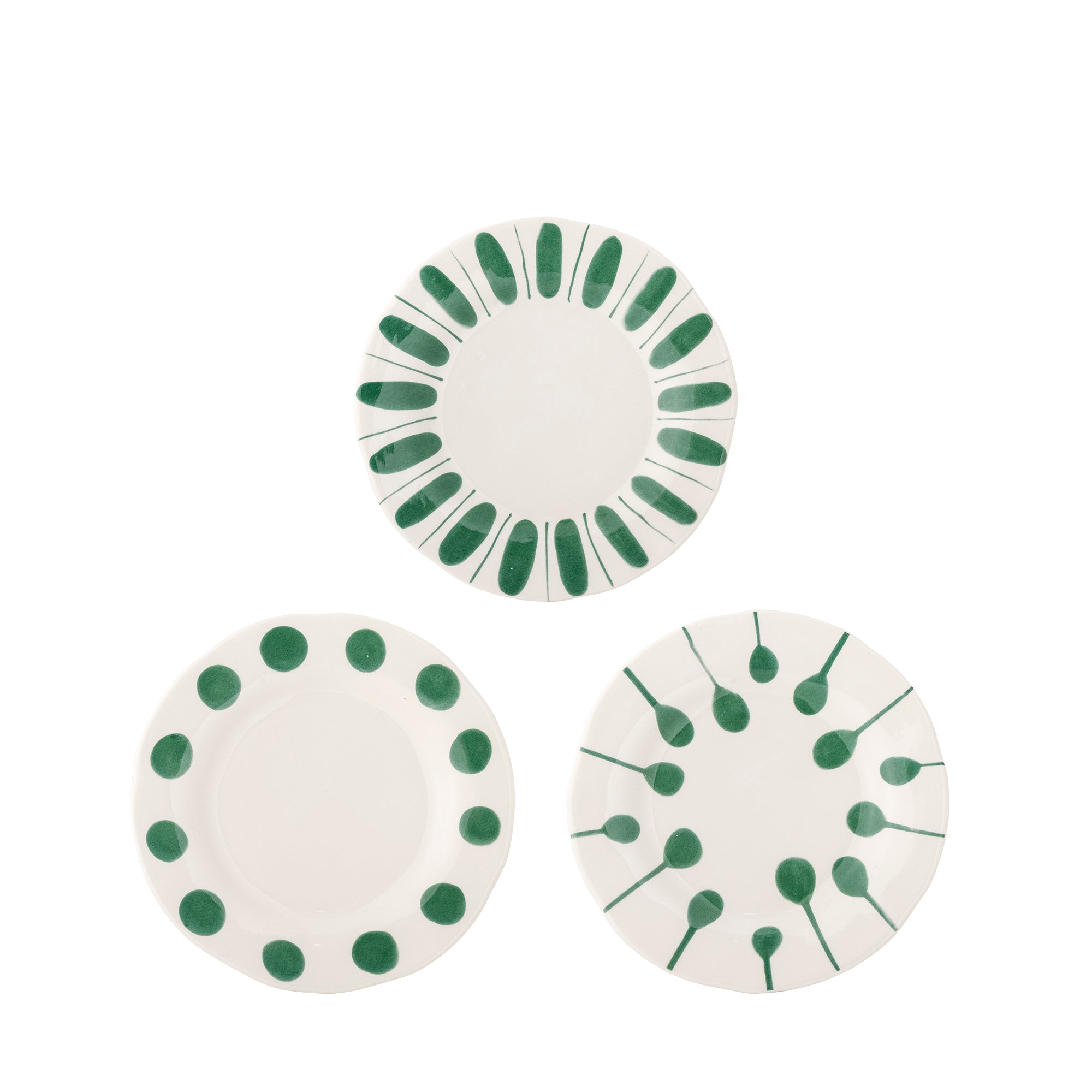 Linora - Plato - Verde - Gres