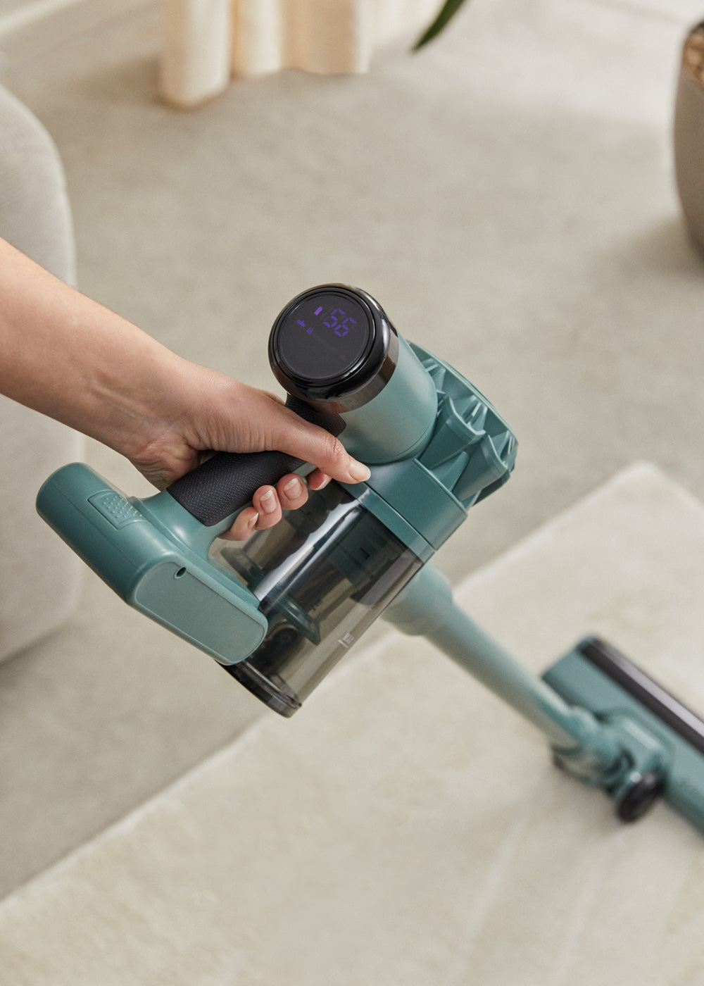 Cyclone Force - Aspirateur Balai Sans Fil 25.9V - Vert Sauge