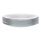 Pack De 6 Assiettes Plates Lys - Transparent - 23,5Cm